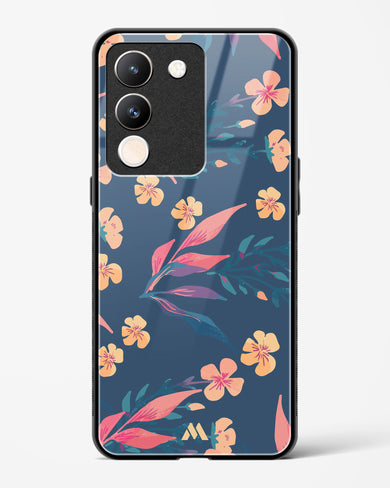 Midnight Daisies Glass Case Phone Cover (Vivo)