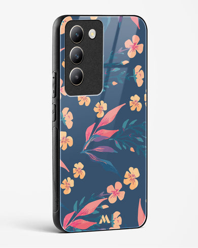 Midnight Daisies Glass Case Phone Cover (Vivo)