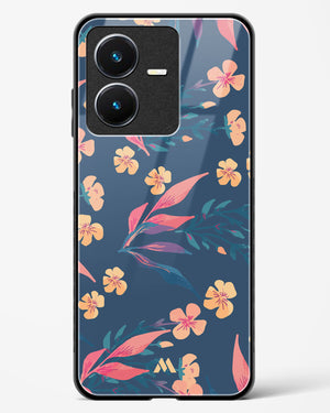 Midnight Daisies Glass Case Phone Cover-(Vivo)