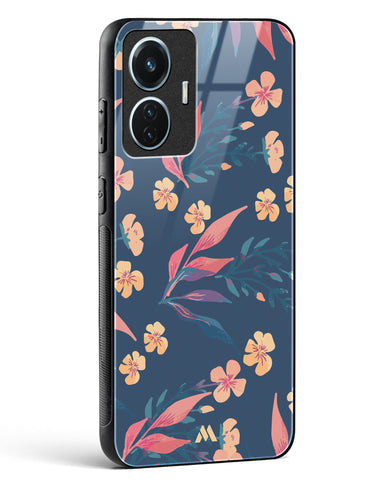 Midnight Daisies Glass Case Phone Cover (Vivo)