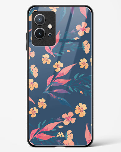 Midnight Daisies Glass Case Phone Cover-(Vivo)