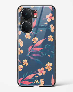 Midnight Daisies Glass Case Phone Cover (Vivo)