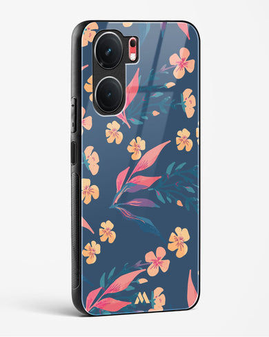 Midnight Daisies Glass Case Phone Cover (Vivo)