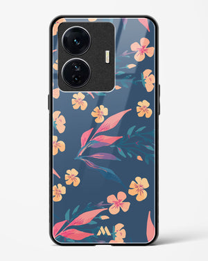 Midnight Daisies Glass Case Phone Cover-(Vivo)