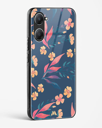 Midnight Daisies Glass Case Phone Cover (Vivo)