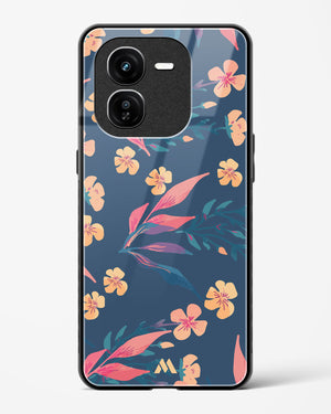 Midnight Daisies Glass Case Phone Cover (Vivo)