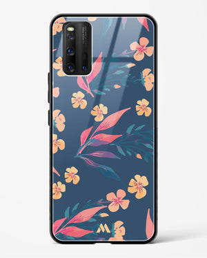 Midnight Daisies Glass Case Phone Cover (Vivo)