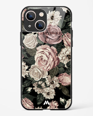 Floral Midnight Bouquet Glass Case Phone Cover (Apple)