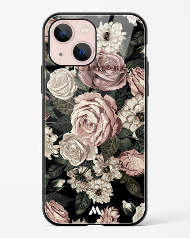 Floral Midnight Bouquet Glass Case Phone Cover (Apple)