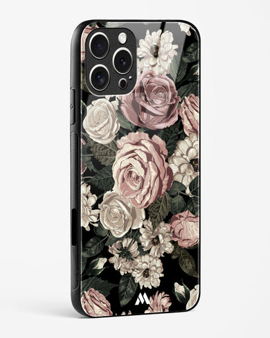 Floral Midnight Bouquet Glass Case Phone Cover (Apple)