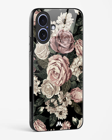 Floral Midnight Bouquet Glass Case Phone Cover (Apple)