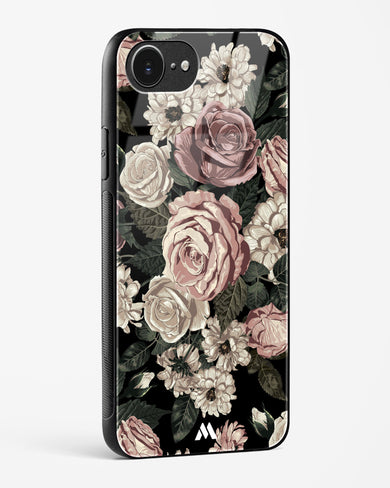 Floral Midnight Bouquet Glass Case Phone Cover (Apple)