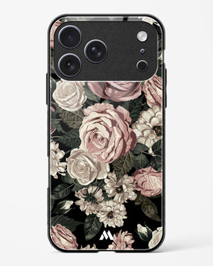 Floral Midnight Bouquet Glass Case Phone Cover (Apple)