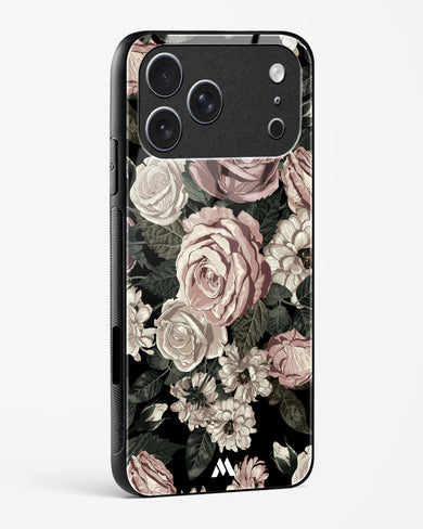 Floral Midnight Bouquet Glass Case Phone Cover (Apple)