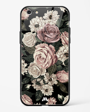 Floral Midnight Bouquet Glass Case Phone Cover (Apple)