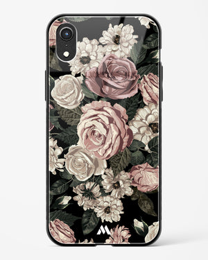 Floral Midnight Bouquet Glass Case Phone Cover (Apple)