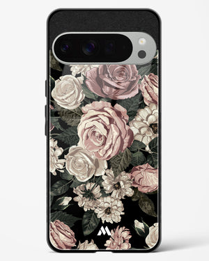 Floral Midnight Bouquet Glass Case Phone Cover (Google)