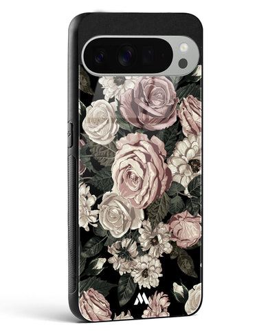 Floral Midnight Bouquet Glass Case Phone Cover (Google)