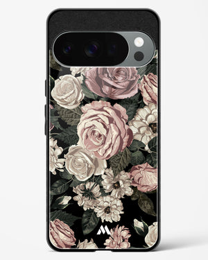 Floral Midnight Bouquet Glass Case Phone Cover (Google)