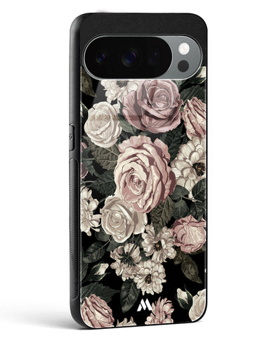 Floral Midnight Bouquet Glass Case Phone Cover (Google)