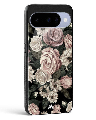 Floral Midnight Bouquet Glass Case Phone Cover (Google)