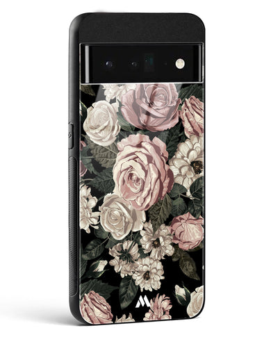 Floral Midnight Bouquet Glass Case Phone Cover (Google)