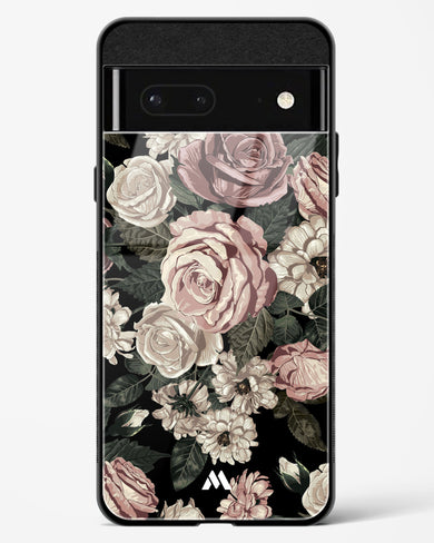 Floral Midnight Bouquet Glass Case Phone Cover (Google)