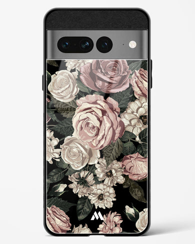 Floral Midnight Bouquet Glass Case Phone Cover (Google)