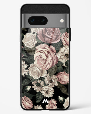 Floral Midnight Bouquet Glass Case Phone Cover (Google)