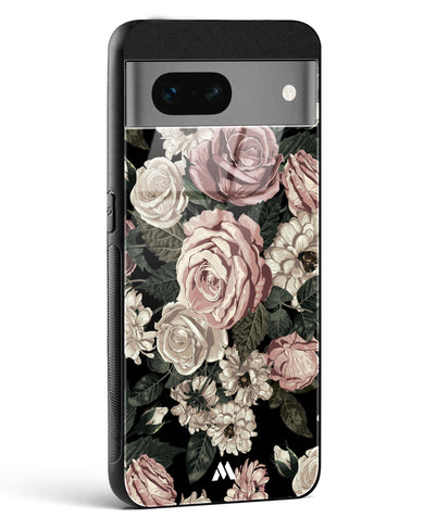 Floral Midnight Bouquet Glass Case Phone Cover (Google)