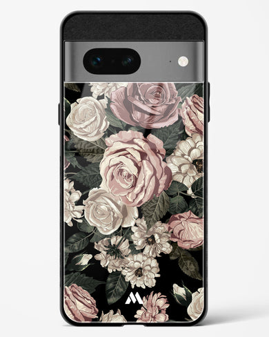 Floral Midnight Bouquet Glass Case Phone Cover (Google)