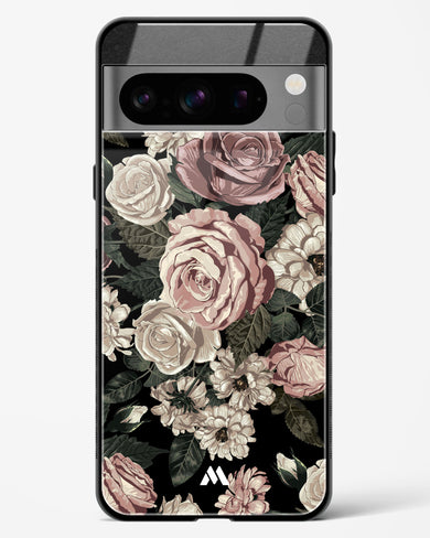 Floral Midnight Bouquet Glass Case Phone Cover (Google)