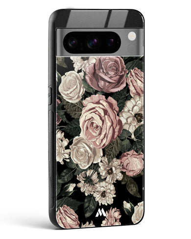 Floral Midnight Bouquet Glass Case Phone Cover (Google)