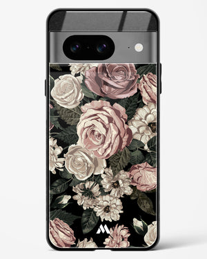 Floral Midnight Bouquet Glass Case Phone Cover (Google)