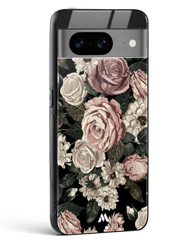 Floral Midnight Bouquet Glass Case Phone Cover (Google)