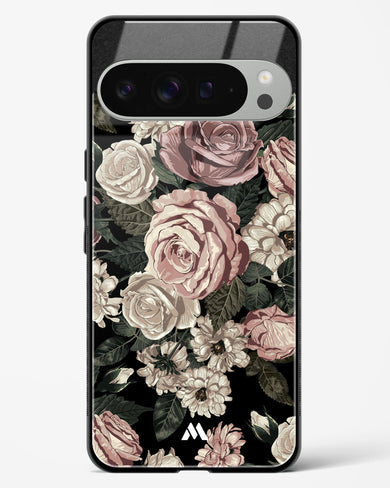 Floral Midnight Bouquet Glass Case Phone Cover (Google)