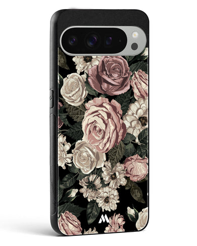 Floral Midnight Bouquet Glass Case Phone Cover (Google)