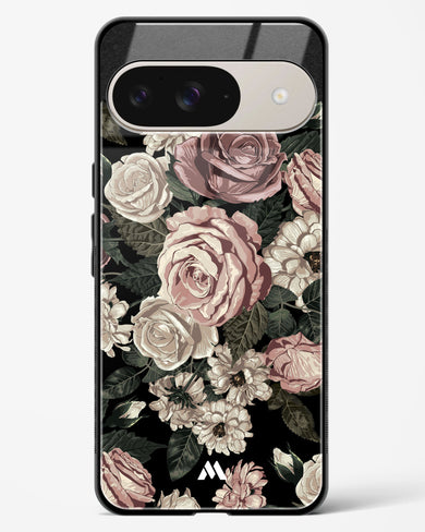 Floral Midnight Bouquet Glass Case Phone Cover (Google)