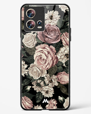 Floral Midnight Bouquet Glass Case Phone Cover (Motorola)