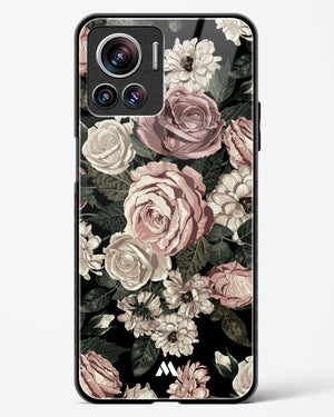 Floral Midnight Bouquet Glass Case Phone Cover (Motorola)