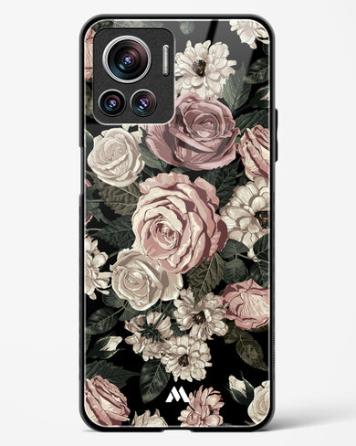 Floral Midnight Bouquet Glass Case Phone Cover (Motorola)