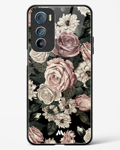 Floral Midnight Bouquet Glass Case Phone Cover (Motorola)