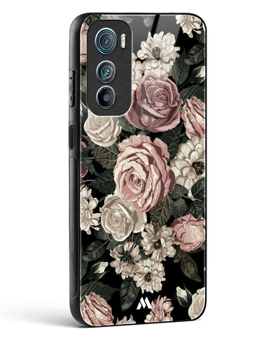 Floral Midnight Bouquet Glass Case Phone Cover (Motorola)