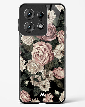 Floral Midnight Bouquet Glass Case Phone Cover (Motorola)