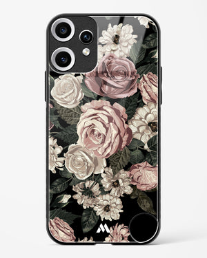 Floral Midnight Bouquet Glass Case Phone Cover (Nothing)