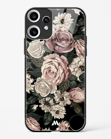 Floral Midnight Bouquet Glass Case Phone Cover (Nothing)