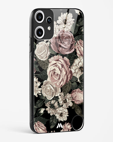 Floral Midnight Bouquet Glass Case Phone Cover (Nothing)