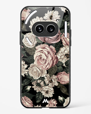 Floral Midnight Bouquet Glass Case Phone Cover (Nothing)