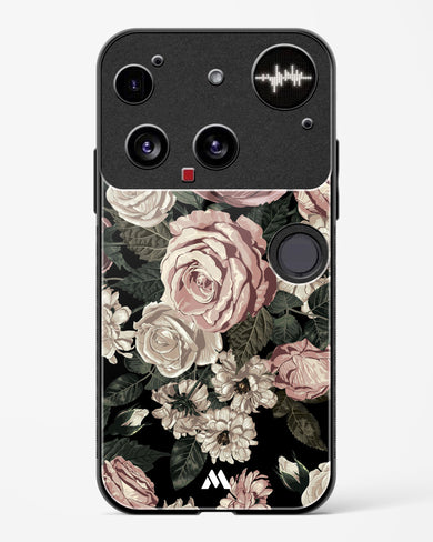 Floral Midnight Bouquet Glass Case Phone Cover (Nothing)