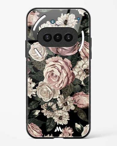 Floral Midnight Bouquet Glass Case Phone Cover (Nothing)